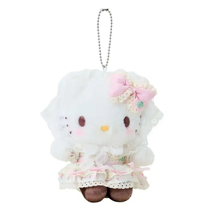 [BUNJANG] Sanrio Forest Lace Mascot Holder Doll Keychain - Kitty, Kuromi, Piano / 산리오 포레스트 레이스 마스코트 홀더 인형 키링 키티 쿠로미 피아노