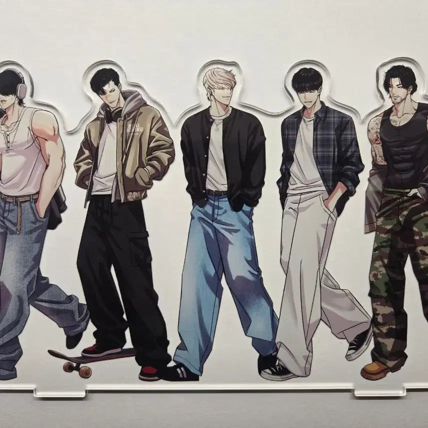 [BUNJANG] Lookism Allied Group Acrylic Stand / 외지주 얼라이드 재원고 단체 아크릴스탠드