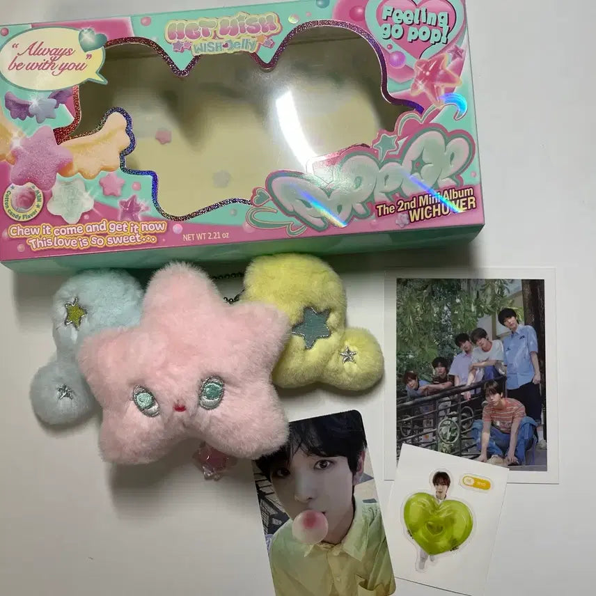 [BUNJANG] NCT WISH Pop-Up Store Photocard &amp; Sticker Set / Nct wish 엔시티위시 팝츄 원가 이하 양도 유우시