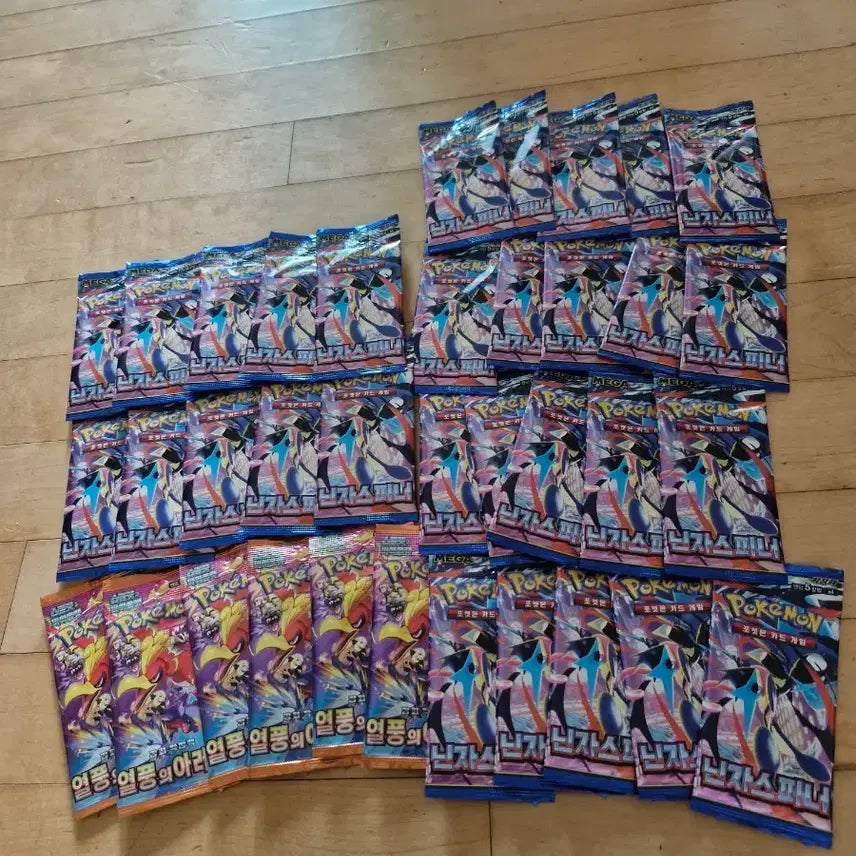 [BUNJANG] Pokemon TCG: Raging Surf &amp; Ninja Spinner Card Packs Bundle / [포켓몬카드]닌자스피너,열풍의아레나36팩
