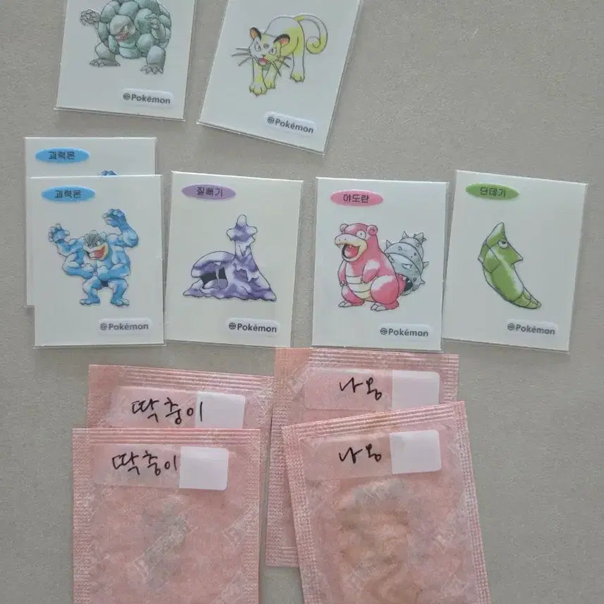 [BUNJANG] Pokemon Artwork Sticker Set / 포켓몬 아트워크