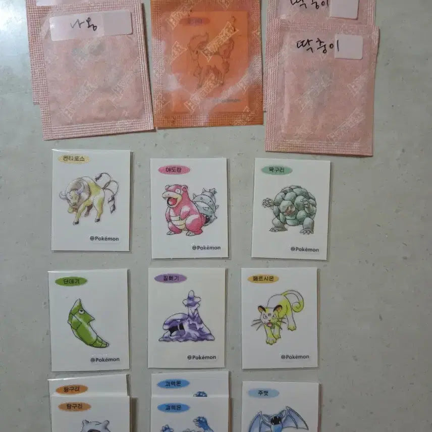 [BUNJANG] Pokemon Artwork Sticker Set / 포켓몬 아트워크