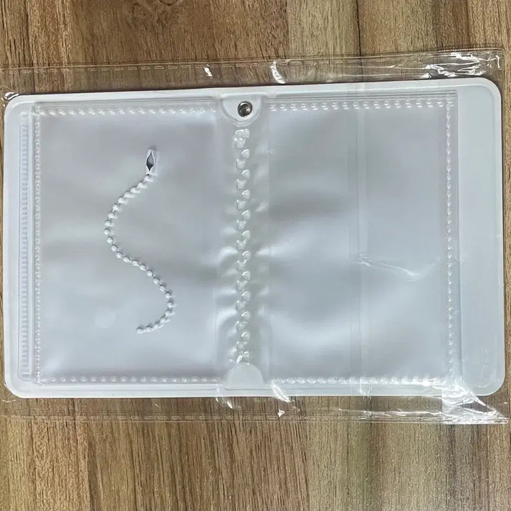[BUNJANG] Sky Blue Ribbon Photocard Holder (20 Pockets) / 콜북 콜렉트북 하늘색 리본 블루 포토카드 포카 홀더