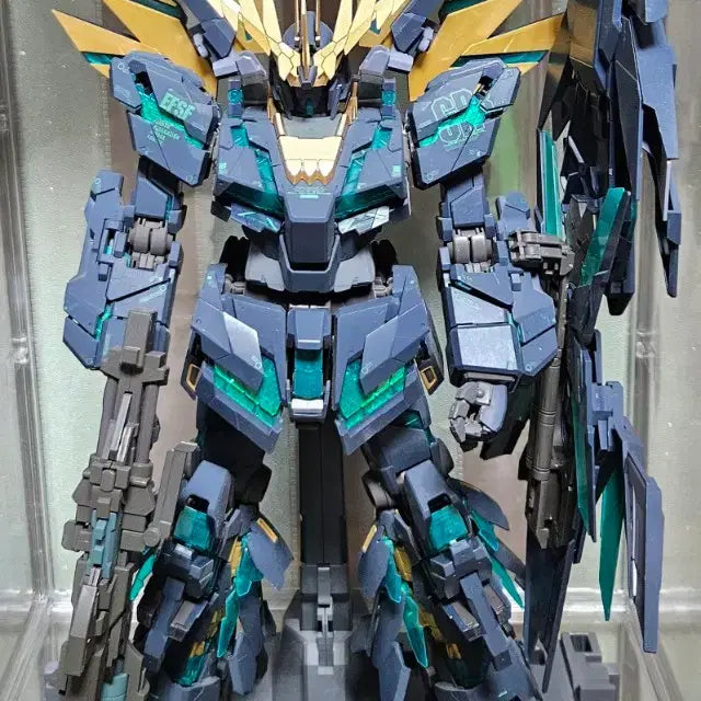 [BUNJANG] PG Banshee Final Battle Decal Matte Completed Model Kit with Bandai LED / pg 밴시 최종결전 데칼 무광 조립 완성품+반다이 led
