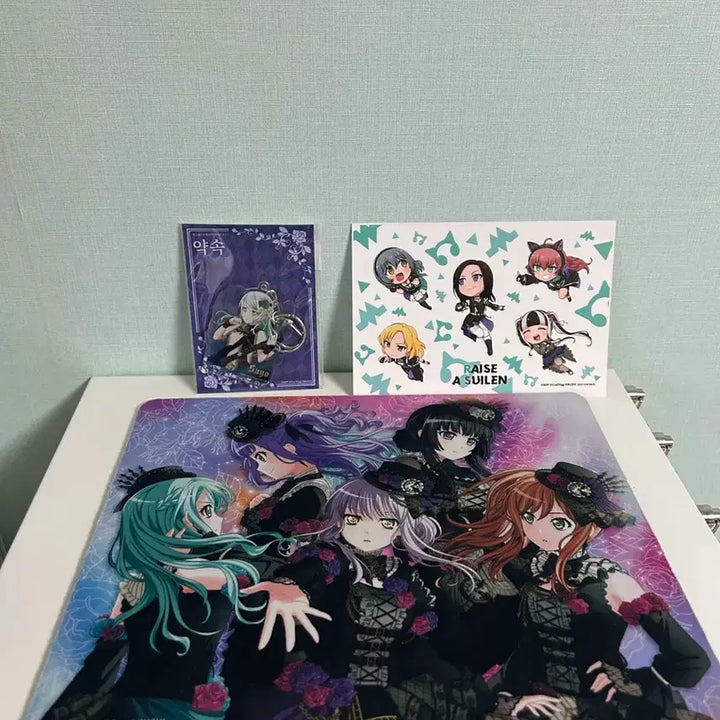 [BUNJANG] BanG Dream! Roselia Lisa Acrylic Keychain / 일괄)뱅드림 로젤리아 마우스패드, 리사 아크릴 키링, 라스 스티커