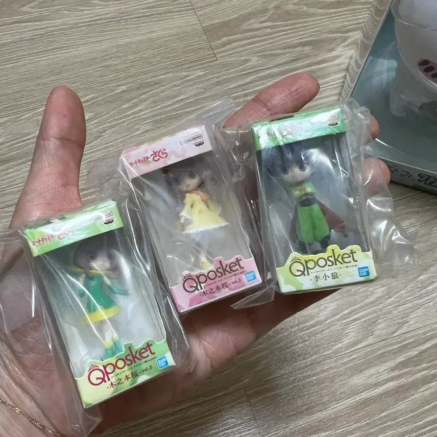 [BUNJANG] Bandai Cardcaptor Sakura Q Posket Figures Bundle Set / 반다이 카드캡터 체리 사쿠라 큐포스켓 가챠 3개 일괄