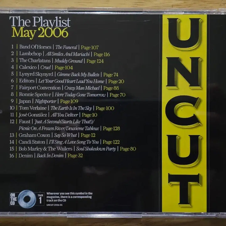 [BUNJANG] Uncut The Playlist July 2006 UK Edition CD / CD 음반 UNCUT The Playlist July 2006 영국반