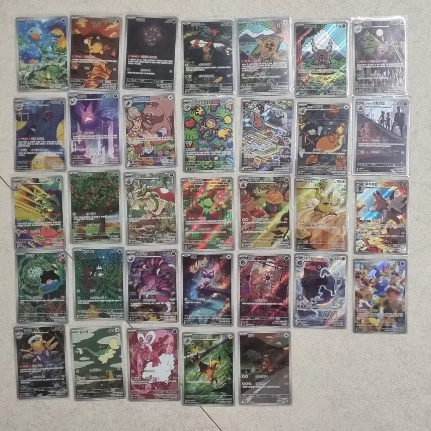 [BUNJANG] Pokemon Cards Bundle Set (33 Cards) / ar 33장 일괄