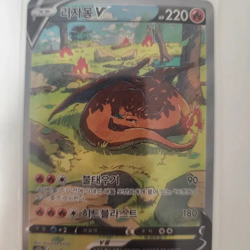 [BUNJANG] Charizard V SAR Special Illustration Rare Card / 리자몽v sar 특일