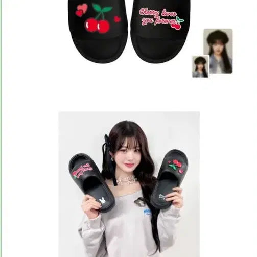 [BUNJANG] IVE 2024 Magazine Jang Wonyoung Slippers / 아이브 IVE 매거진 2024 장원영 슬리퍼