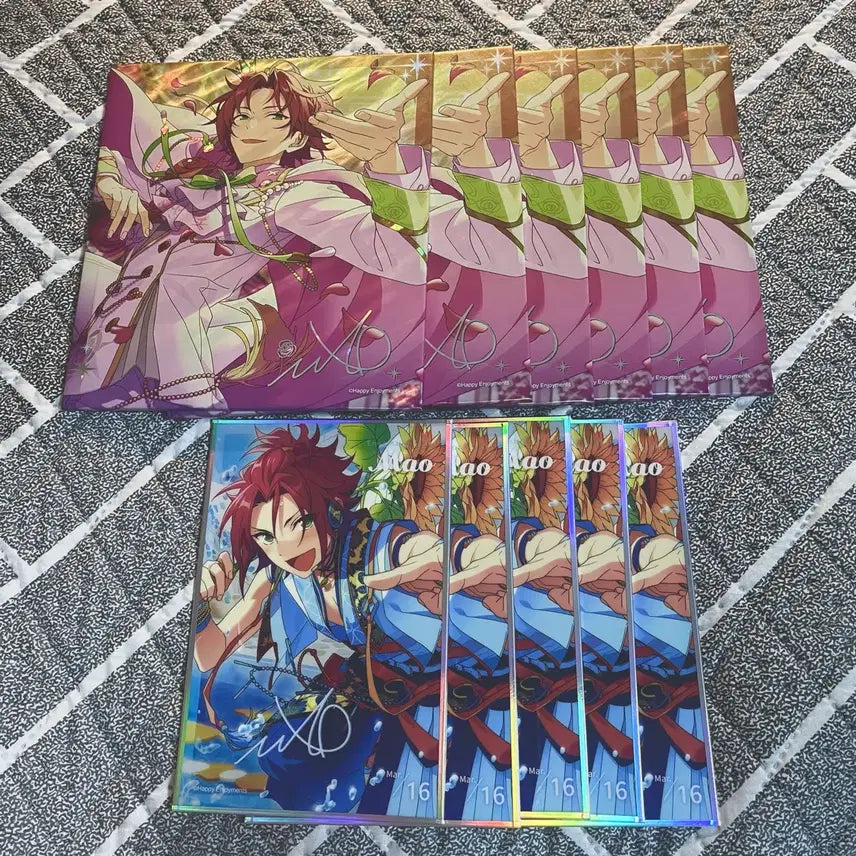 [BUNJANG] Ensemble Stars Isaara Mao Mankai Stardream Shikishi Bundle Set / 앙스타 이사라 마오 만개 스타드림 색지 일괄 판매 양도
