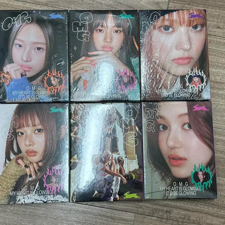 [BUNJANG] NewJeans Single 1st Album OMG Message Card Ver. Sealed Set / 뉴진스 싱글 1집 미개봉 6종 세트