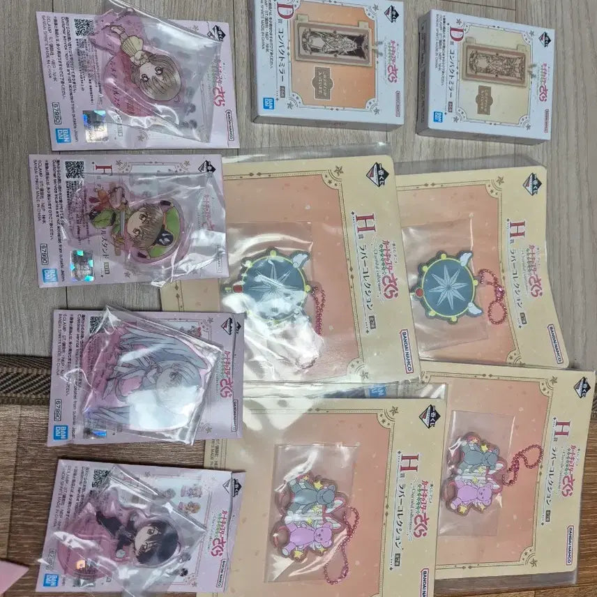 [BUNJANG] Cardcaptor Sakura Ichiban Kuji Acrylic Stand, Keychain, Mirror Goods Set / 카드캡터체리 제일복권 사쿠라 아크릴 스탠드/키링/거울 굿즈 세트