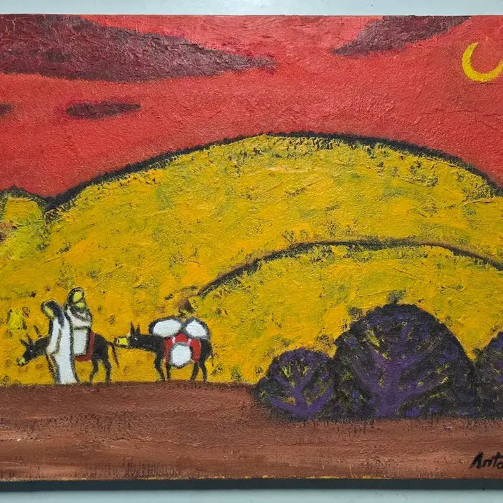 [BUNJANG] Antonini Oil Painting - Exotic Landscape / 안토비니 유화 작품.  이국적 풍경.  8호.