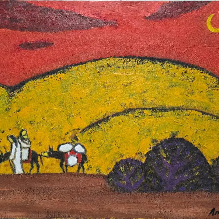 [BUNJANG] Antonini Oil Painting - Exotic Landscape / 안토비니 유화 작품.  이국적 풍경.  8호.