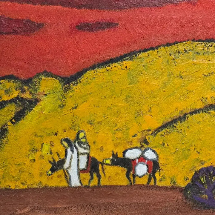 [BUNJANG] Antonini Oil Painting - Exotic Landscape / 안토비니 유화 작품.  이국적 풍경.  8호.
