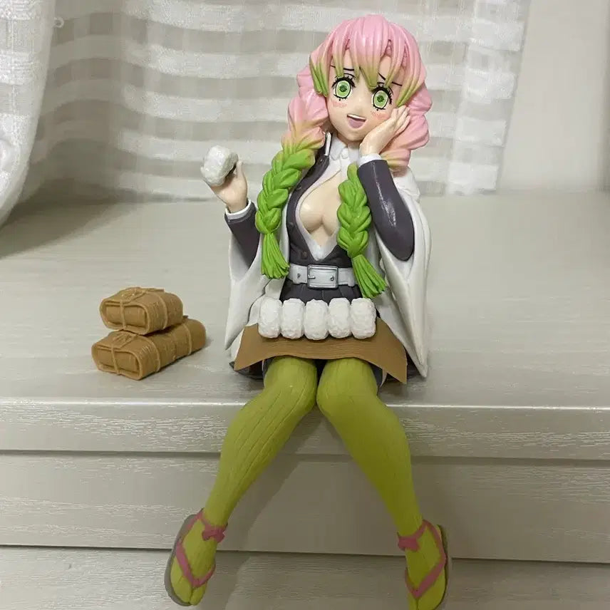[BUNJANG] Kanroji Mitsuri Onigiri Chokonose Figure / 칸로지 미츠리 주먹밥 쵸코노세 피규어(정품)