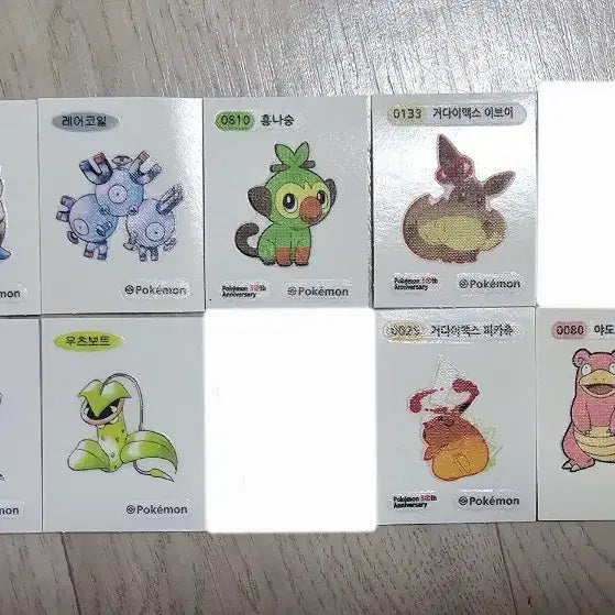 [SOLD OUT] 포켓몬 띠부씰 세트