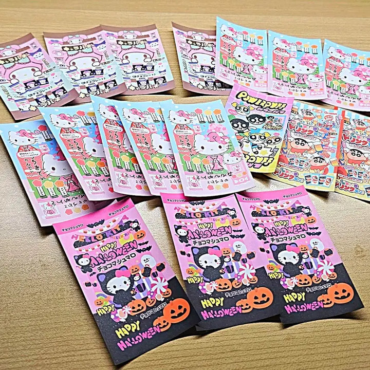 [BUNJANG] Sanrio, Crayon Shin-chan, Powerpuff Girls Sticker Set Bundle / 산리오, 짱구, 파워퍼프걸 등 스티커세트 일괄(개별가능)
