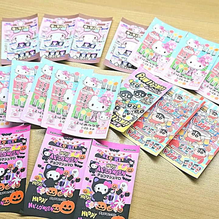[BUNJANG] Sanrio, Crayon Shin-chan, Powerpuff Girls Sticker Set Bundle / 산리오, 짱구, 파워퍼프걸 등 스티커세트 일괄(개별가능)