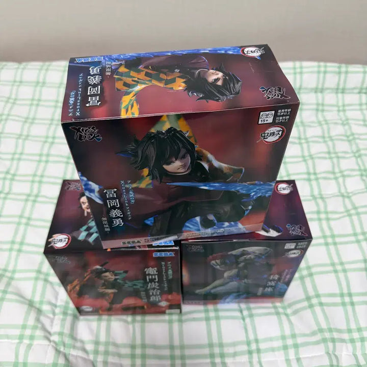 [BUNJANG] SEGA Demon Slayer XrossLink Tanjiro/Giyu/Akaza 3-Figure Set (Sealed) / 미개봉) 세가 귀멸의 칼날 XrossLink 3종 (탄지로/기유/아카자)