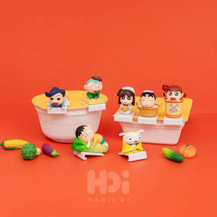 [BUNJANG] Crayon Shin-chan Maeng-gu Figure Noodle Stopper / 짱구 라면스토퍼 맹구 피규어 새상품