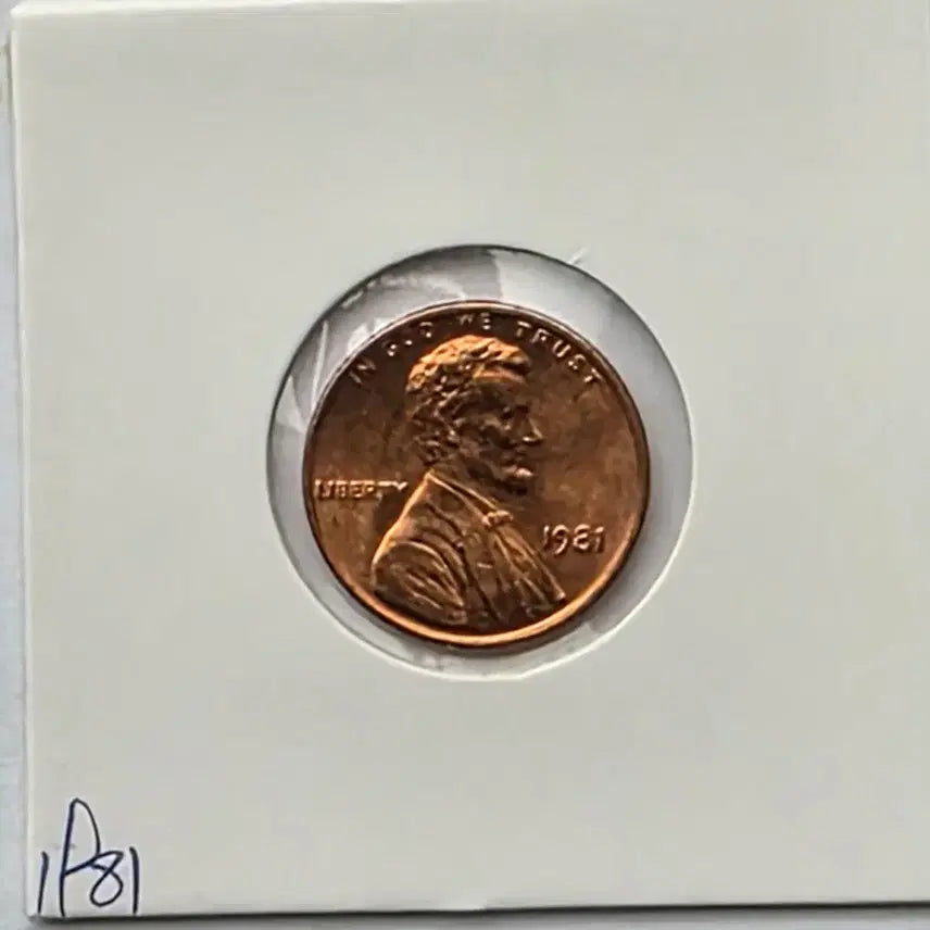 [BUNJANG] 1981 Lincoln Cent Philadelphia Mint Uncirculated Penny / 링컨 1센트 1981년도 미사용 필라델피아 페니