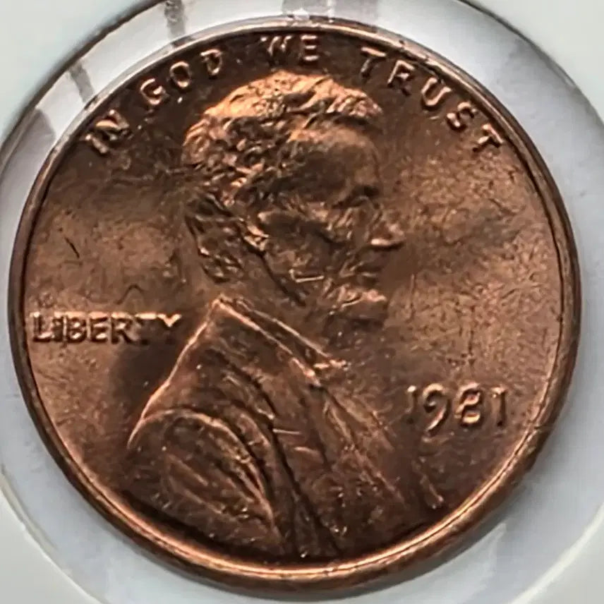 [BUNJANG] 1981 Lincoln Cent Philadelphia Mint Uncirculated Penny / 링컨 1센트 1981년도 미사용 필라델피아 페니