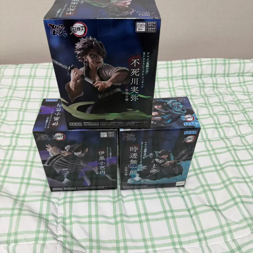 [BUNJANG] Sega Demon Slayer XrossLink Figure Set (3 Types: Muichiro/Sanemi/Iguro) / 미개봉) 세가 귀멸의 칼날 XrossLink 3종(무이치로/사네미/이구)