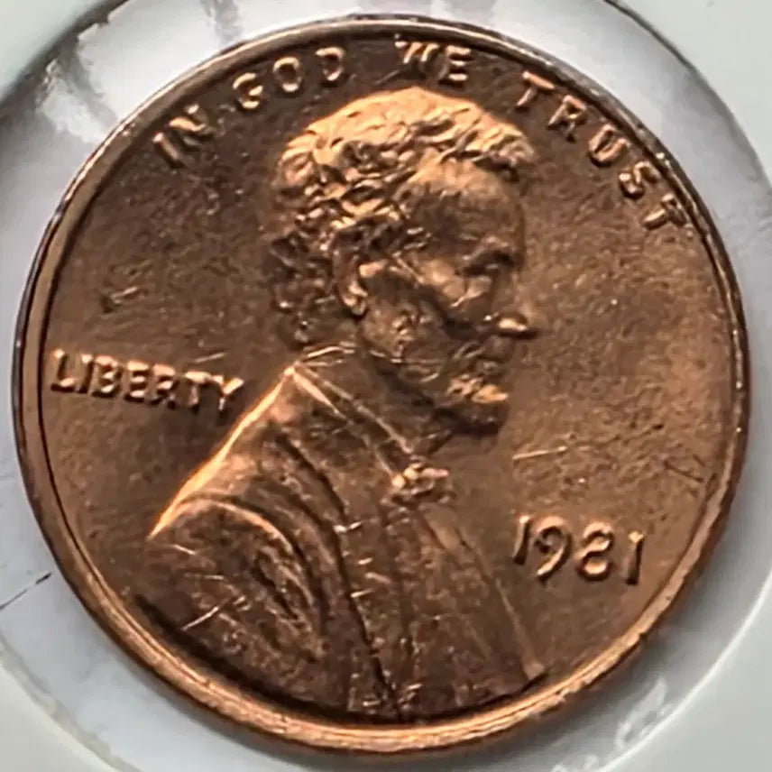 [BUNJANG] 1981 Lincoln Cent Philadelphia Mint Uncirculated Penny / 링컨 1센트 1981년도 미사용 필라델피아 페니
