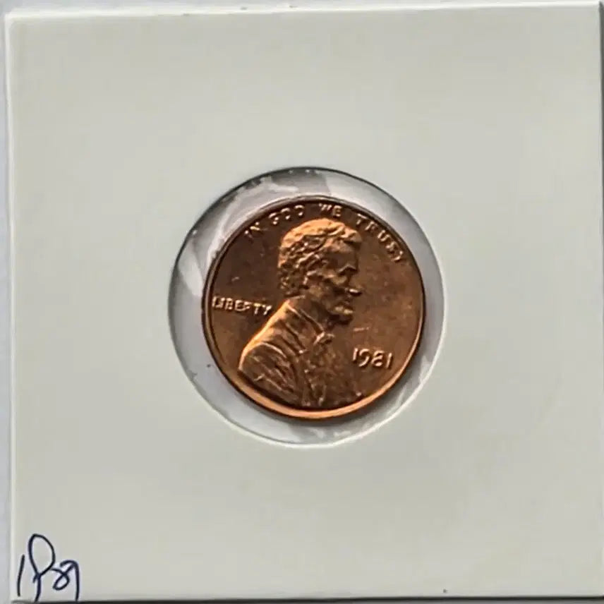 [BUNJANG] 1981 Lincoln Cent Philadelphia Mint Uncirculated Penny / 링컨 1센트 1981년도 미사용 필라델피아 페니
