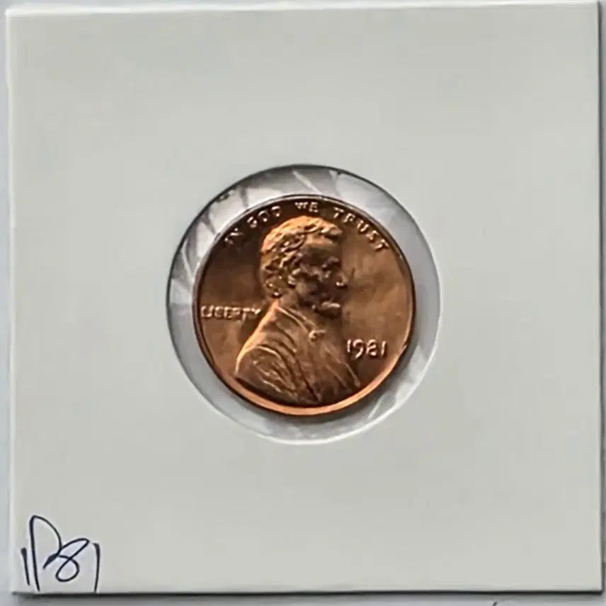 [BUNJANG] 1981 Lincoln Cent Philadelphia Mint Uncirculated Penny / 링컨 1센트 1981년도 미사용 필라델피아 페니