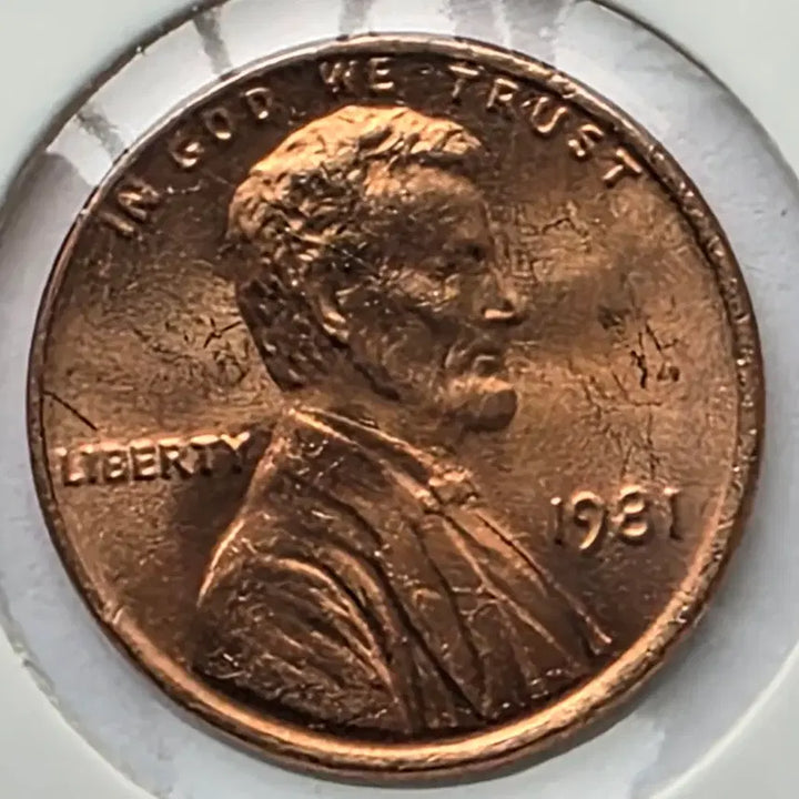 [BUNJANG] 1981 Lincoln Cent Philadelphia Mint Uncirculated Penny / 링컨 1센트 1981년도 미사용 필라델피아 페니