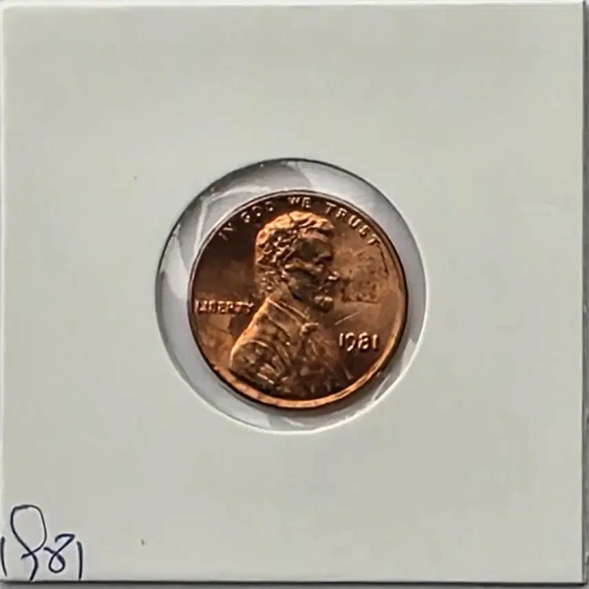 [BUNJANG] 1981 Lincoln Cent Philadelphia Mint Uncirculated Penny / 링컨 1센트 1981년도 미사용 필라델피아 페니