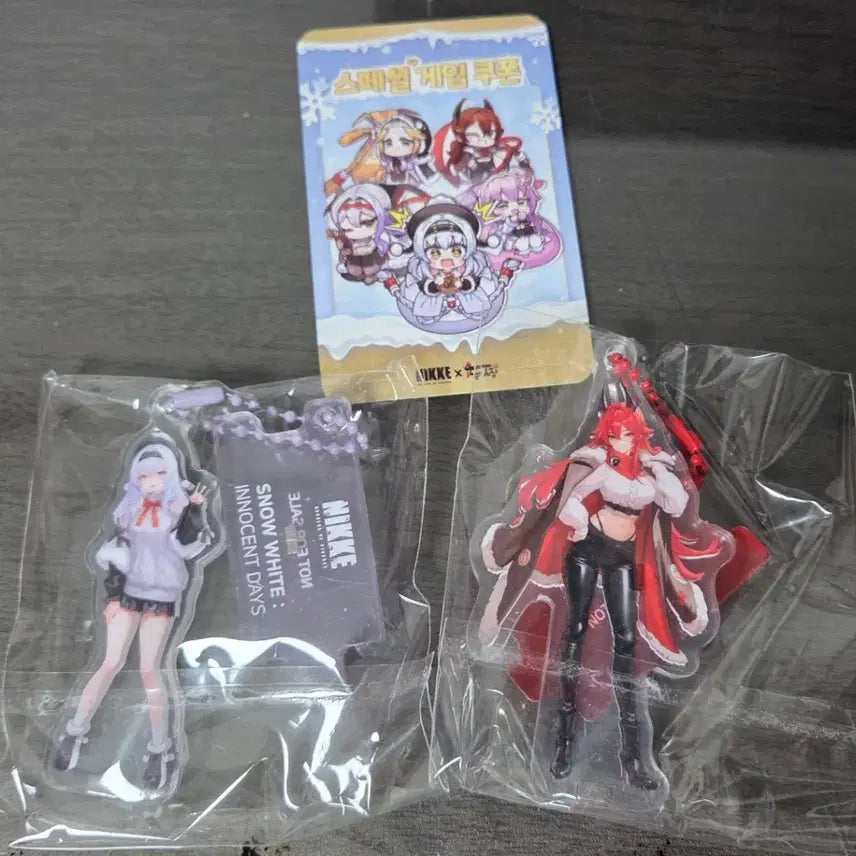 [SOLD OUT] 니케 두찜 아크릴 키링 레드후드, 스노우화이트 세트 판매