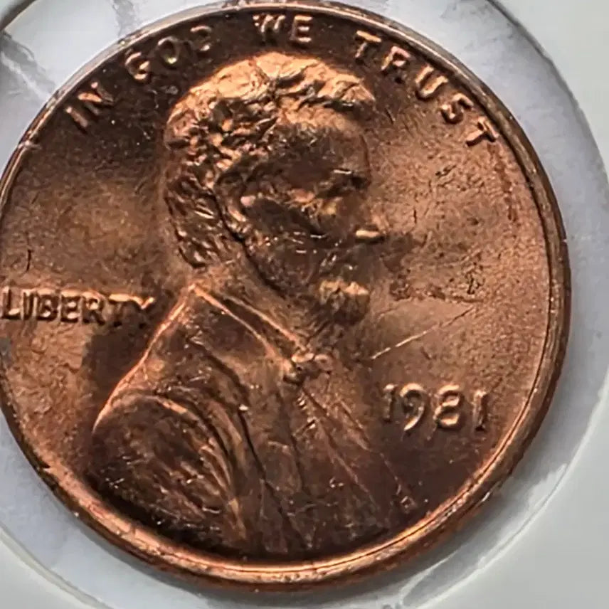 [BUNJANG] 1981 Lincoln Cent Philadelphia Mint Penny (Uncirculated) / 링컨 1센트 1981년도 미사용 필라델피아 페니