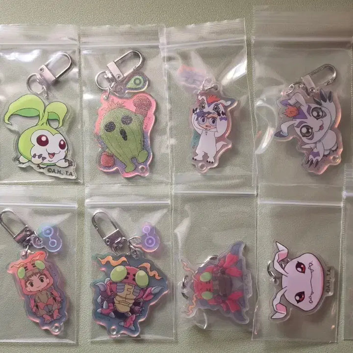 [BUNJANG] Digimon Adventure Digimon Random Keychain Bundle Set / 디지몬어드벤처 디지몬 랜덤 키링 디지몬키링 11개 일괄 판매