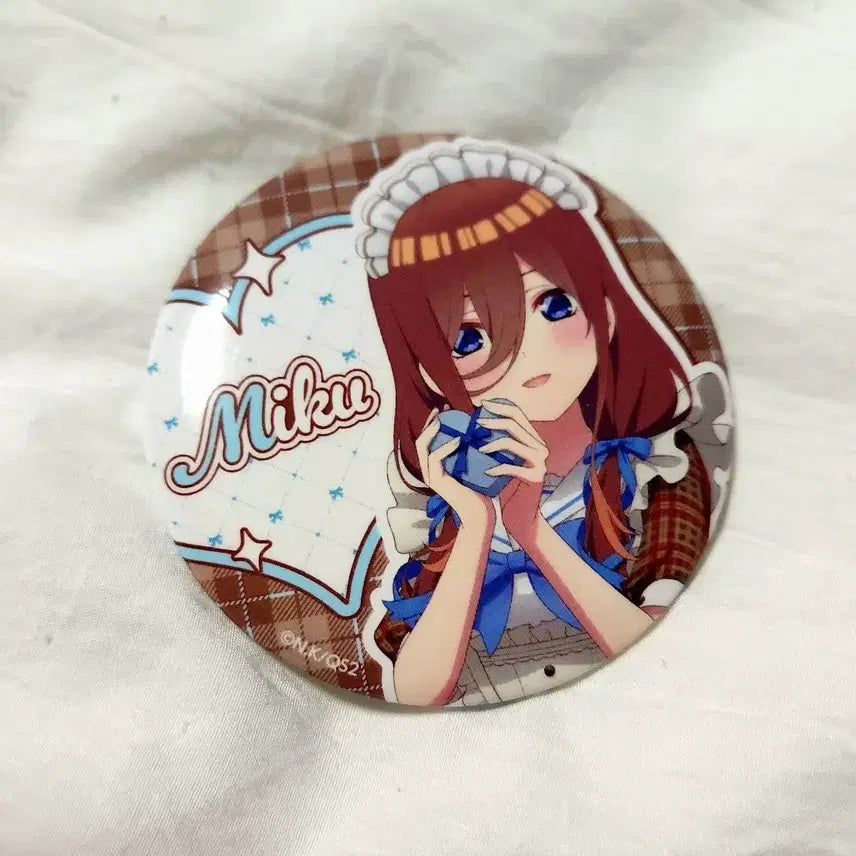 [BUNJANG] The Quintessential Quintuplets Miku Character Badge / 오등분의 신부, 미쿠 뱃지