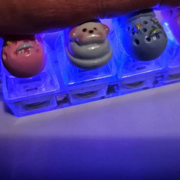 [BUNJANG] Crocs Shape Keycap Keychain / 새제품 깜찍한 크록스 모양 키캡 키링