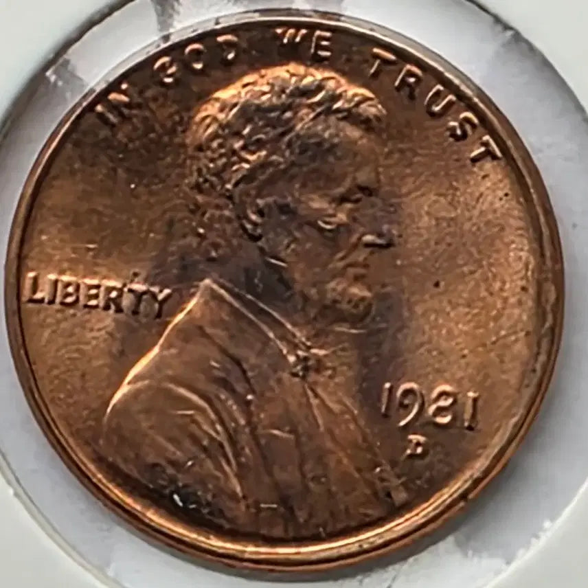 [BUNJANG] 1981-D Lincoln Cent Penny (Uncirculated) / 링컨 1센트 1981_D 년도 미사용 덴버 페니