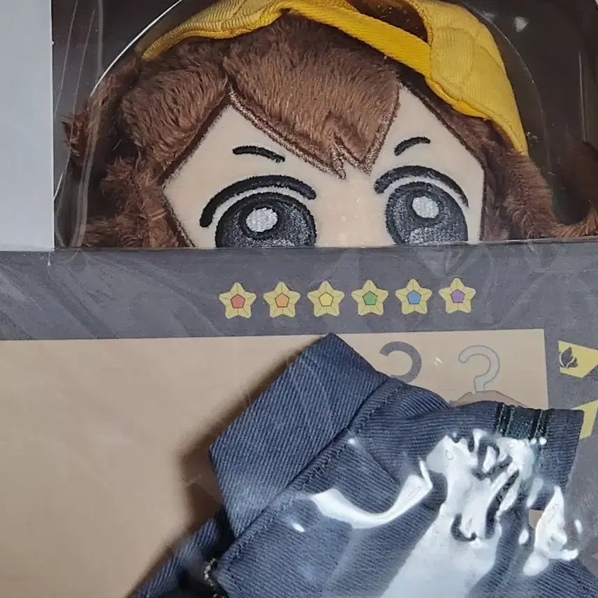 [BUNJANG] Jamtteul Plush Doll + Misuban Outfit + Misuban Sticker Set / 원가이하) 잠뜰 봉제인형+미수반 의상옷+미수반띠부씰