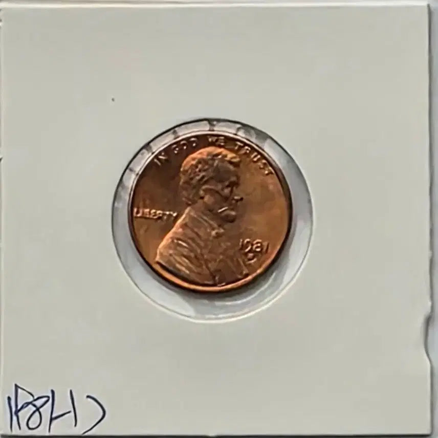 [BUNJANG] 1981-D Lincoln Cent Uncirculated Denver Penny / 링컨 1센트 1981_D 년도 미사용 덴버 페니