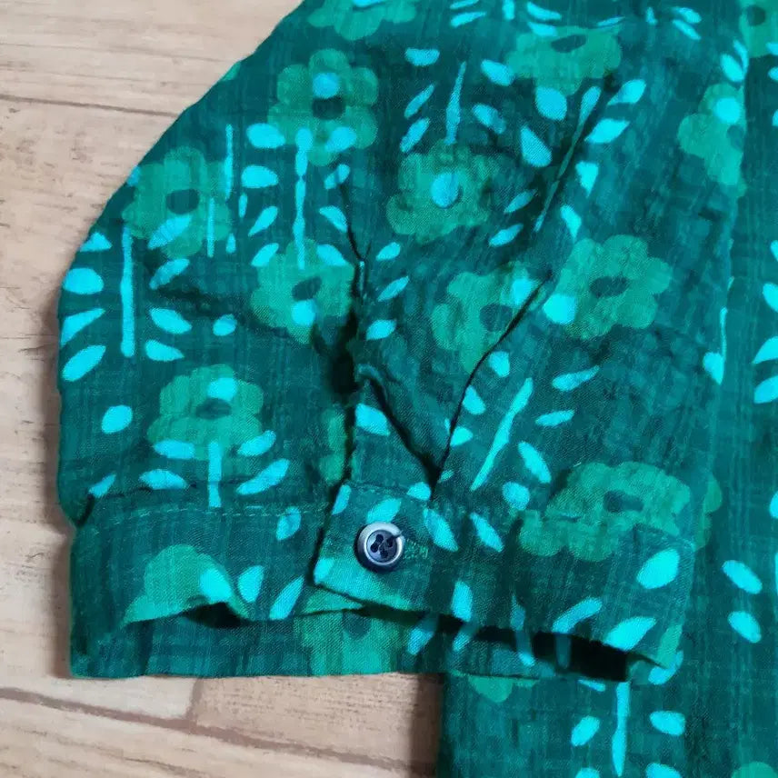 [BUNJANG] Asa Cotton Seven-Tenth Sleeve Shirt / 아사면 칠부 셔츠