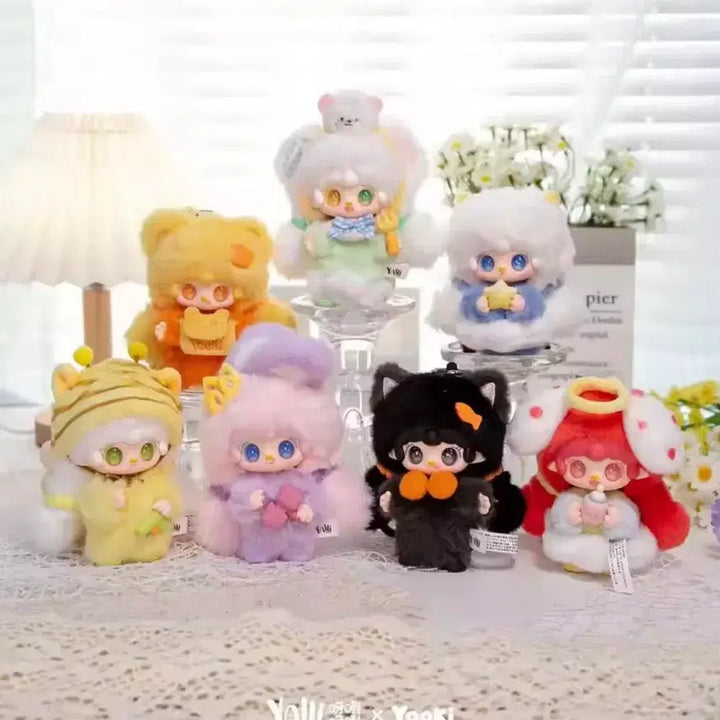 [BUNJANG] BABY3! Yookie Character Doll Keychain Set (Sealed) / 베이비쓰리 유키 yookie 귀여움 인형 키링 6종 풀박 (미개봉)