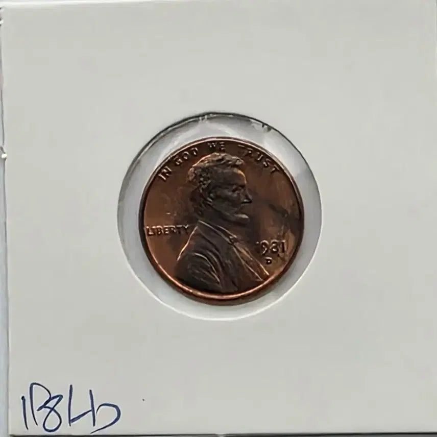 [BUNJANG] 1981-D Lincoln Cent Penny (Uncirculated Denver Mint) / 링컨 1센트 1981_D 년도 미사용 덴버 페니