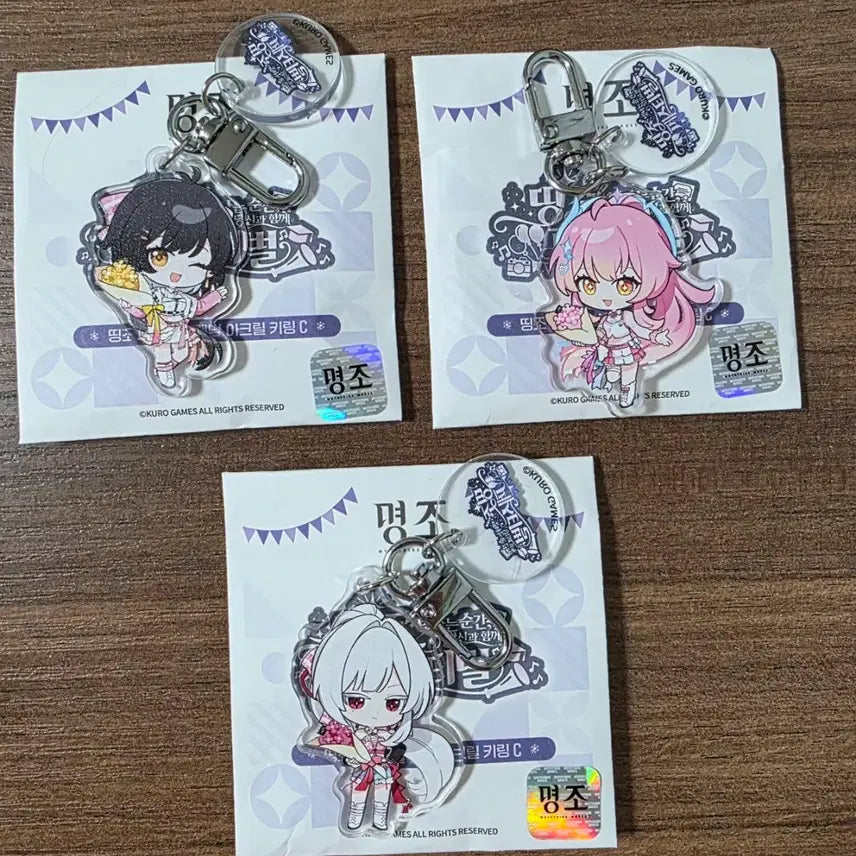 [BUNJANG] Myeongjo Thingjo Festival C Keyring / 명조 띵조 페스티벌 C키링