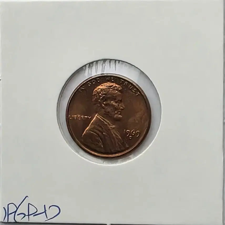 [BUNJANG] 1969-D Lincoln Cent Denver Mint Uncirculated Penny / 링컨 1센트 1969_D 년도 미사용 덴버 페니