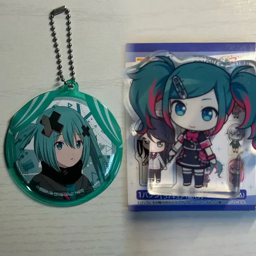 [BUNJANG] Hatsune Miku Can Badge &amp; Korotto Set / 판매) 프로세카 하츠네 미쿠 캔뱃지&amp;코롯토