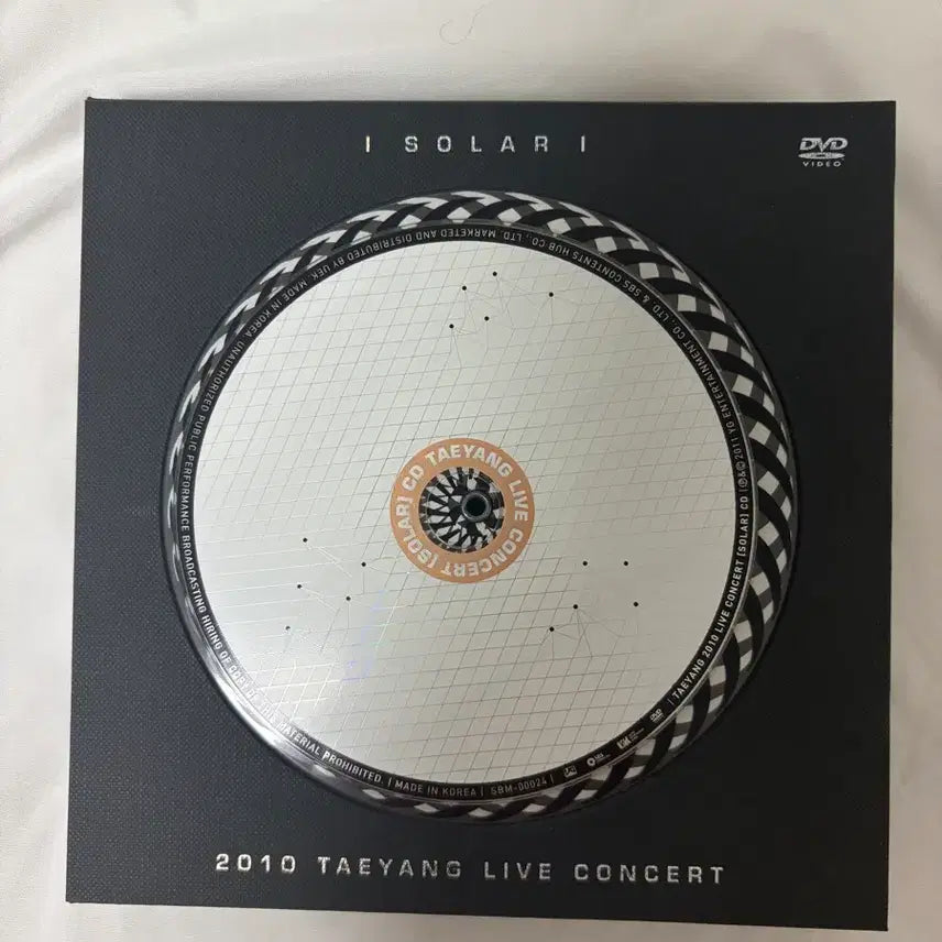[BUNJANG] BIGBANG Taeyang 2010 Solar Concert Live CD / 빅뱅 태양 solar 콘서트 CD