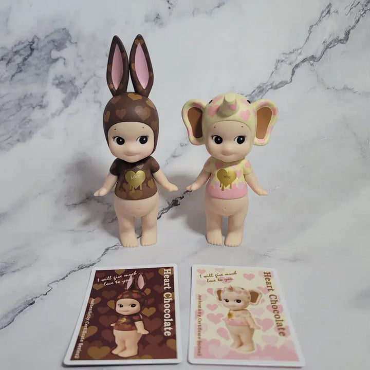 [BUNJANG] Sonny Angel Artist Collection Heart Chocolate 2 Types Bundle Set (Card Included) / [일괄] 소니엔젤 아티스트 하트 초콜릿 2종 세트 (카드O)